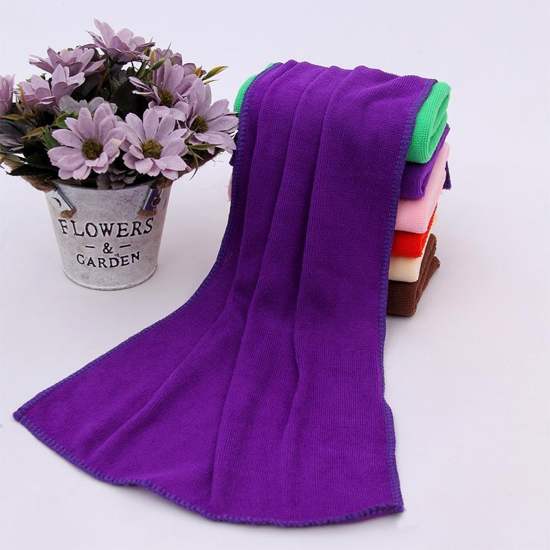 Premium Microfiber Towels, 12x12in Professional Car Drying Wash Detailing Buffing Polishing Towel, Scratch-Free, Strong Water Absorption, Reusable Towel for Cars - Image 2